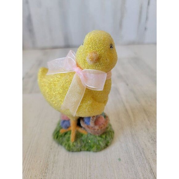 Midwest Cannon Falls microbead easter chick egg basket figure - Picture 6 of 6